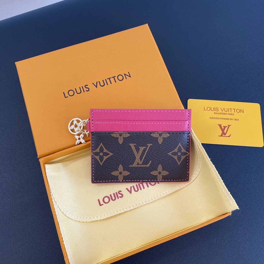 LV card wallet 10×7
